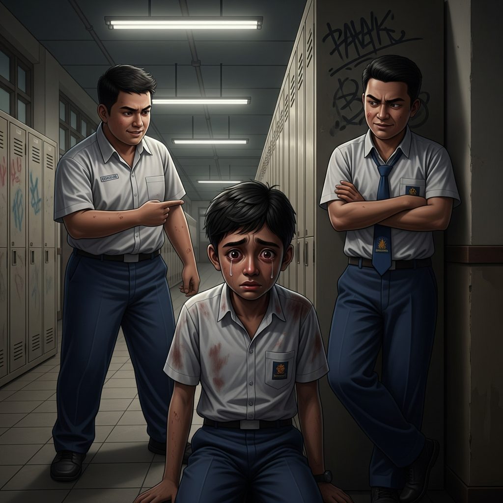 Buli, tanpa mengira latar belakang agama, sering berpunca daripada faktor-faktor seperti kurangnya didikan moral, pengaruh rakan sebaya, masalah keluarga, dan pendedahan kepada kandungan negatif.Gambar: Google