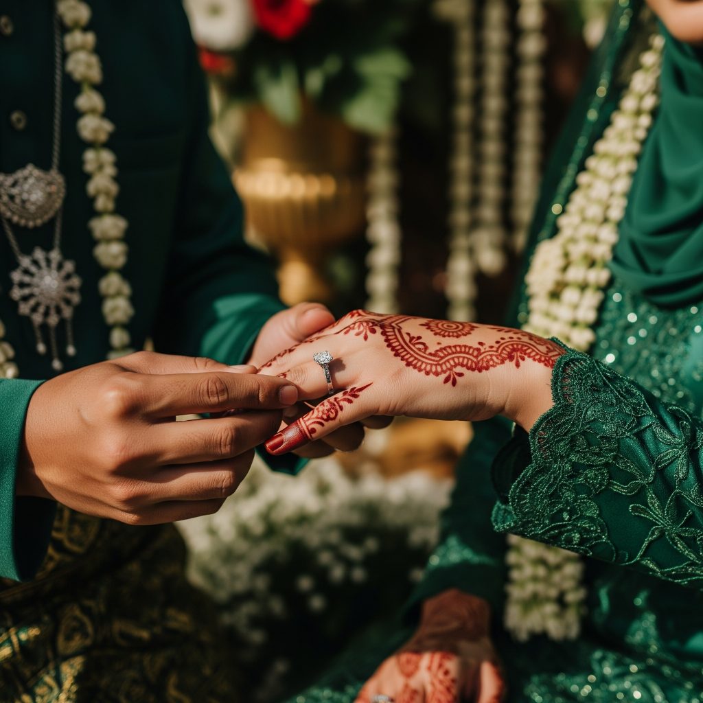 Dalam Islam, perkahwinan adalah ikatan suci antara lelaki dan perempuan untuk memelihara keturunan dan mencapai ketenangan hidup. Gambar: Gemini AI