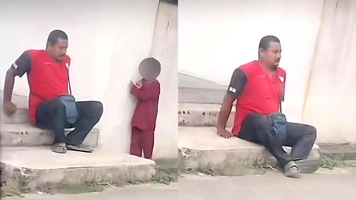 Lelaki OKU Mengesot Turun Tangga Demi Anak – Islam Muliakan Ketabahan
