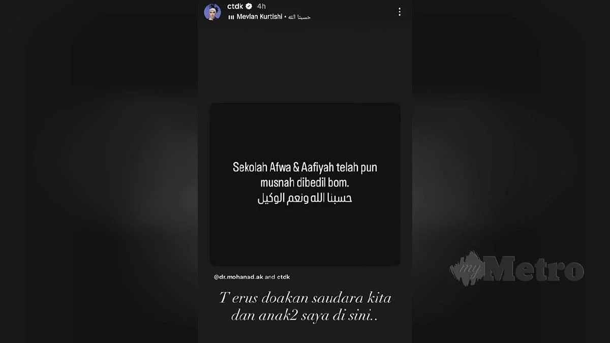 Pahala Jariah dan Hikmah di Sebalik Tragedi Sekolah Afwa & Aafiyah
