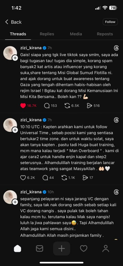 Kredit gambar: Threads Zizi Kirana