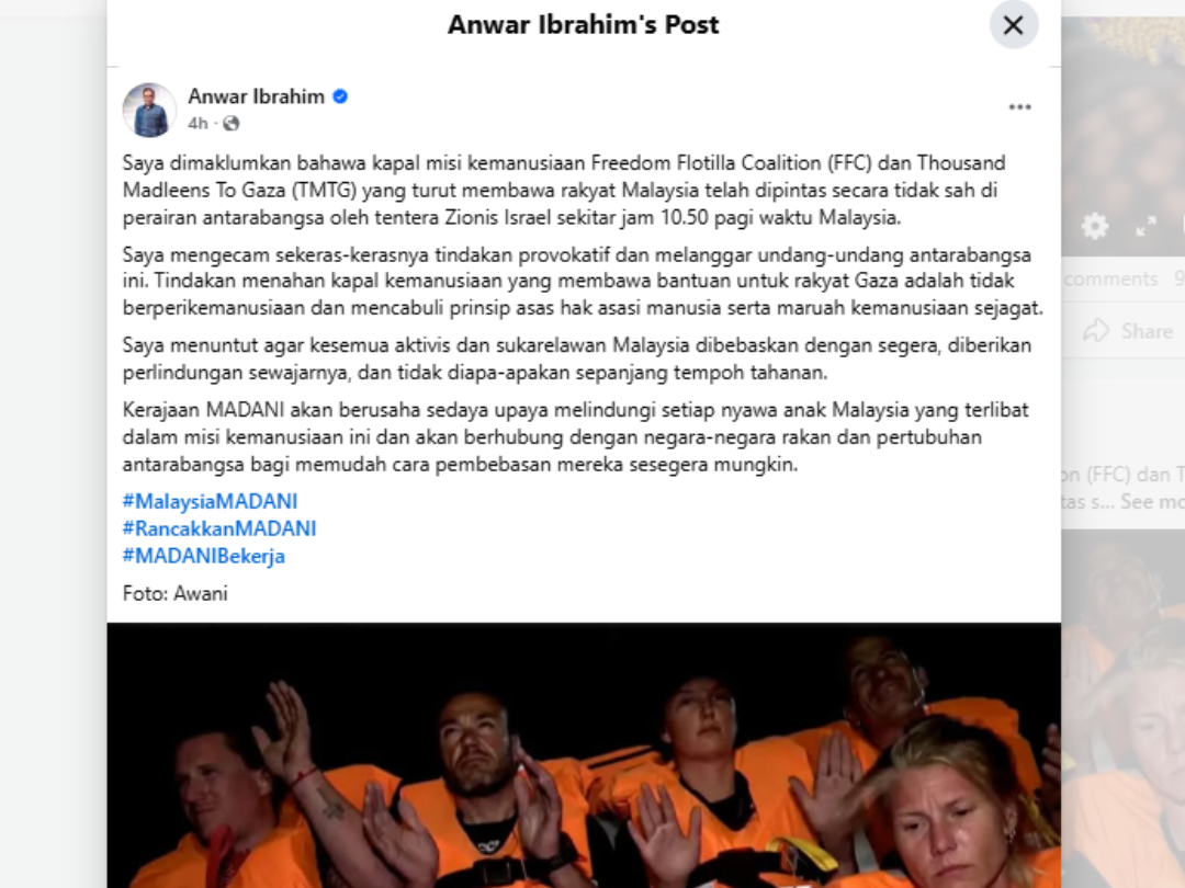 ‘Warning’ dari PMX – Misi Kemanusiaan Dipintas: Di Mana Letaknya Nurani Kemanusiaan?
