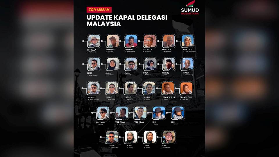 SUMUD FLOTILLA: Kapal Fair Lady Dikepung Zionis