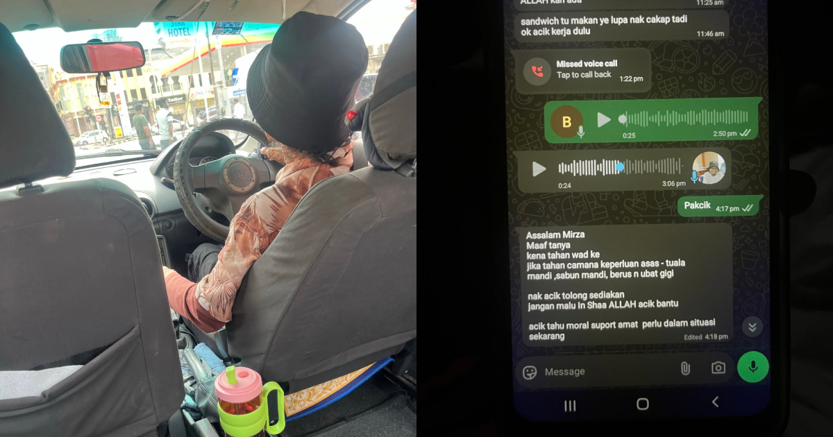 Pamer Akhlak Dituntut Islam Bantu Gadis Sakit, Kisah Pakcik Grab Ini Jadi Inspirasi