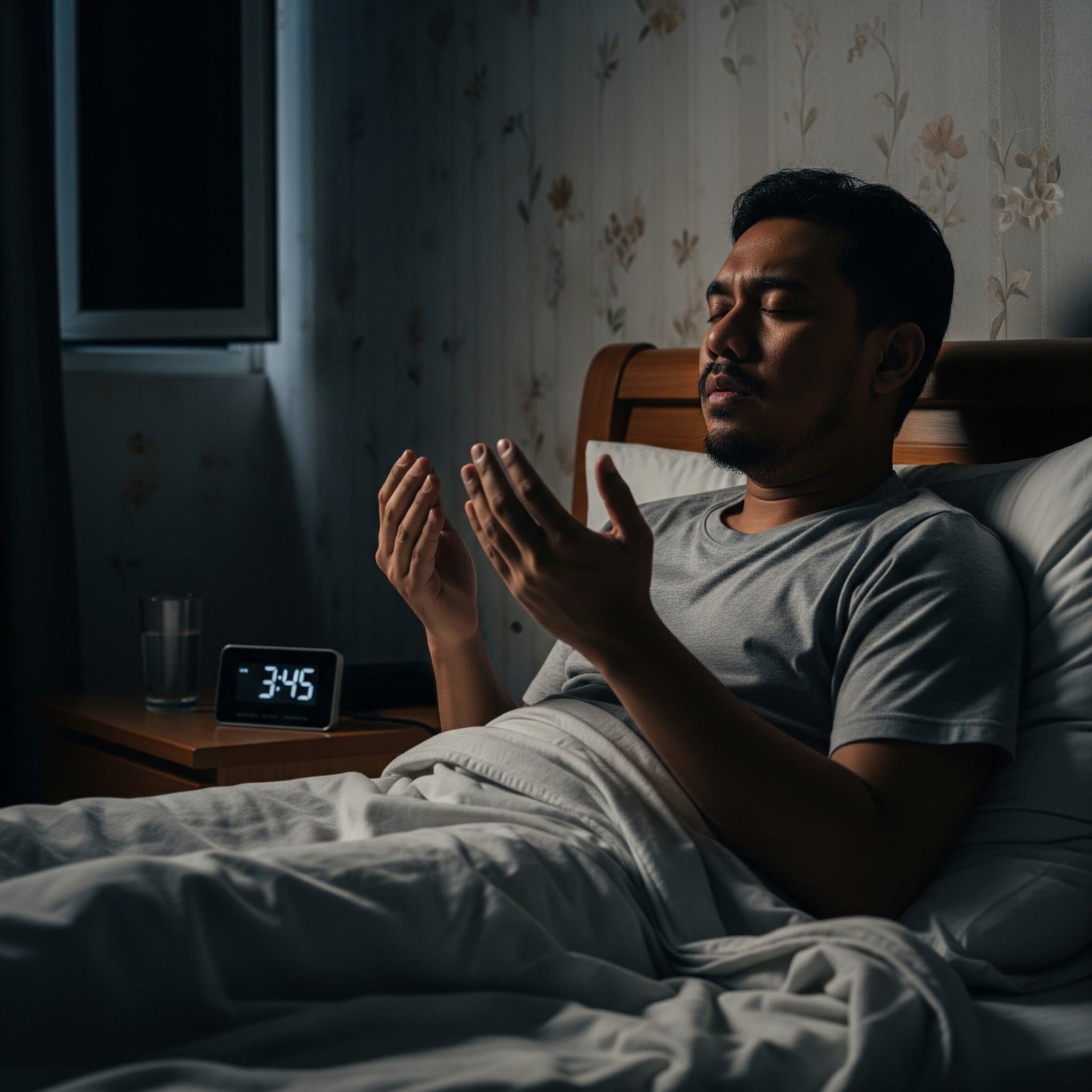 Terjaga Tengah Malam? Amalkan 4 Zikir Nabi Ini, Hati Tenang & Doa Dimustajabkan