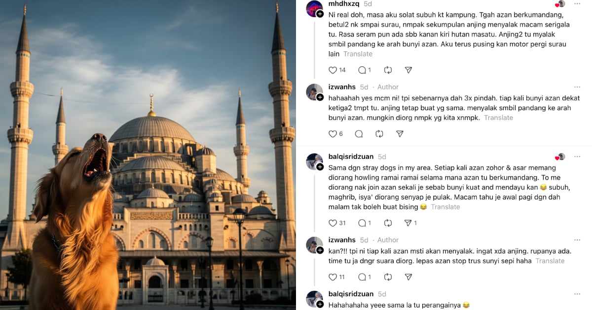 Mengapa Anjing Menyalak Ketika Azan?