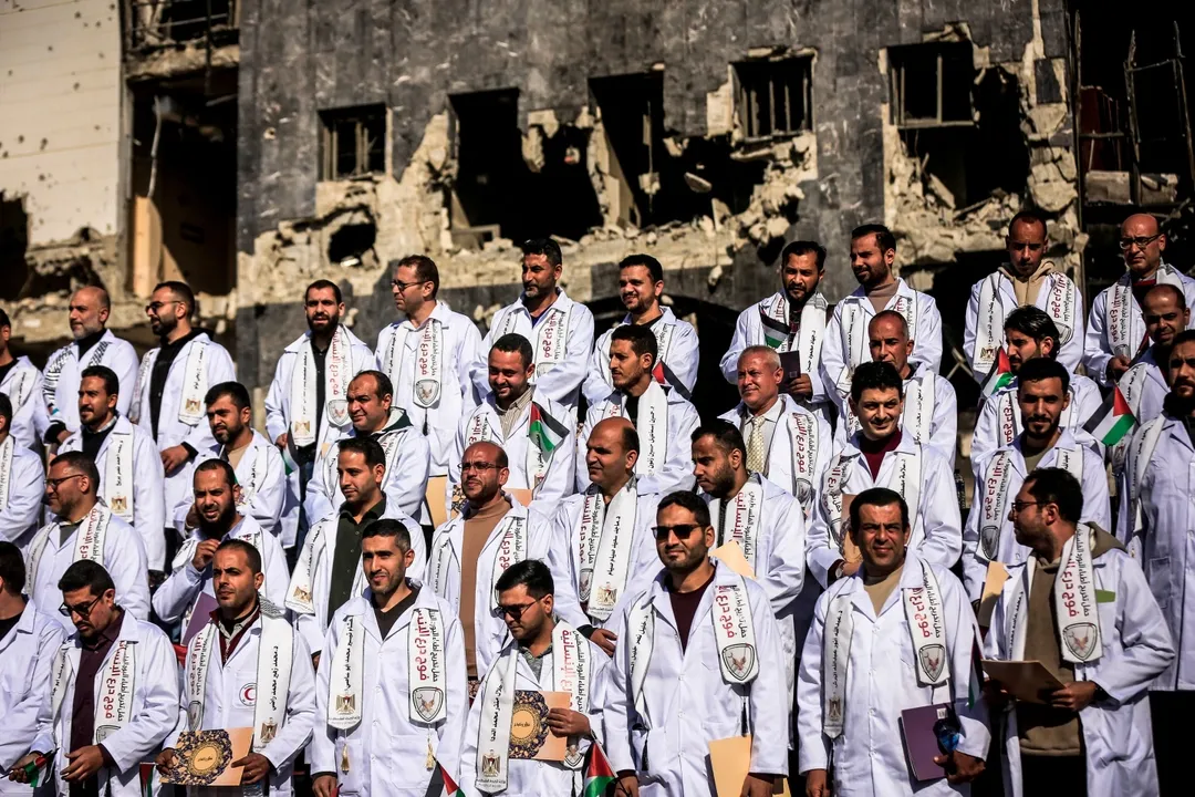 168 Doktor Palestin Graduasi Di Runtuhan Hospital Al-Shifa, Simbol Keteguhan Iman