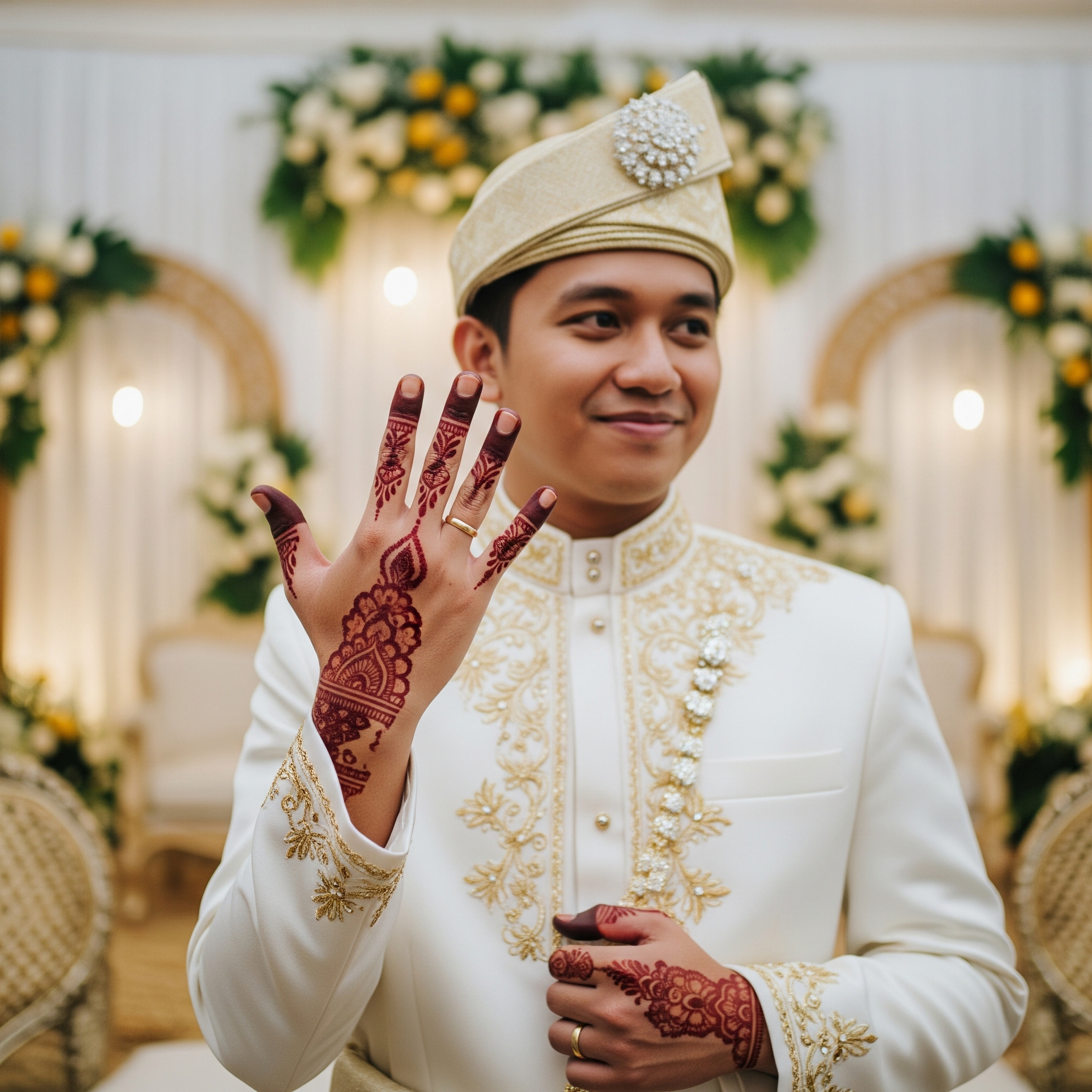 Haram Lelaki Pakai Inai Di Jari Atau Tangan Sebagai Hiasan Perkahwinan, Melainkan Perubatan