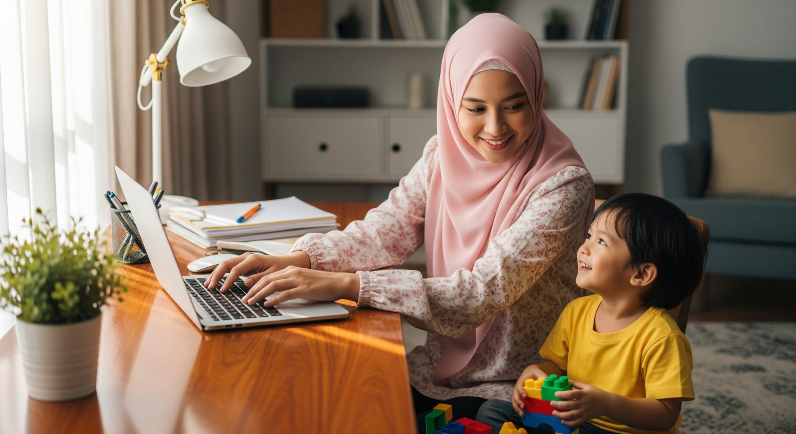 Terhimpit Antara Amanah Anak & Kerja, Islam Ajar Kita Menilai Pengorbanan Ibu Bekerja Dengan Empati