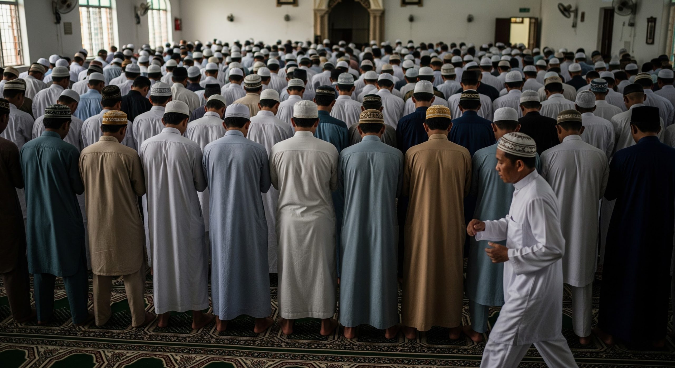 Mulakan Saf Ketika Solat Berjemaah Dari Tengah Sejajar Imam, Ikut Sunnah Nabi & Jaga Keberkatan