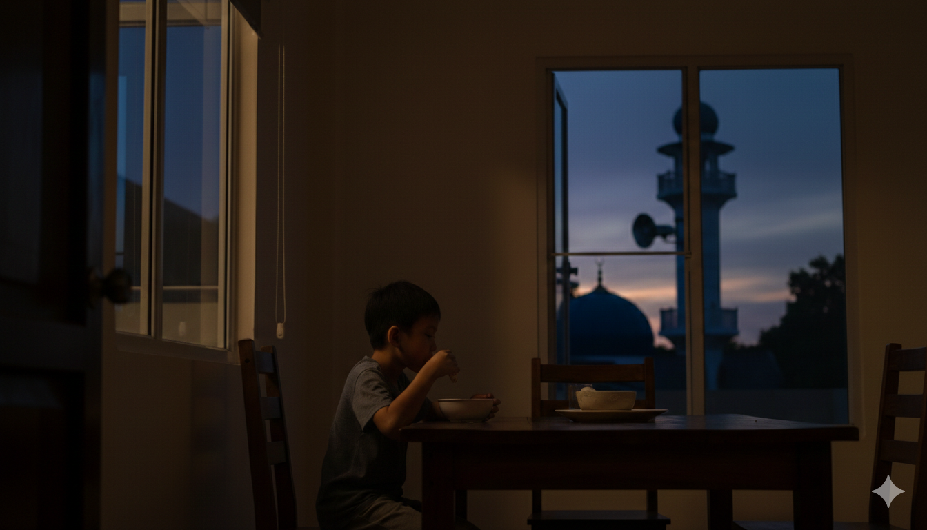 Hukum Telan Makanan Waktu Azan Subuh, Wajib Luah Atau Puasa Anda Terbatal Serta-Merta