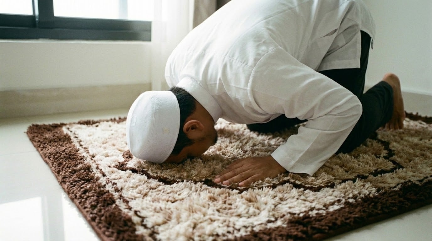 Adakah Sah Solat Sujud Atas Sejadah Empuk, Lembut & Tebal Hingga Dahi Terasa ‘Terapung’?