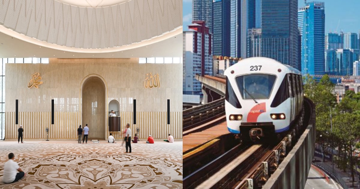 Mahu Berbuka Puasa & Tarawih Sekali? Ini Senarai Masjid Berdekatan LRT, MRT & KTM Buat Warga Kota