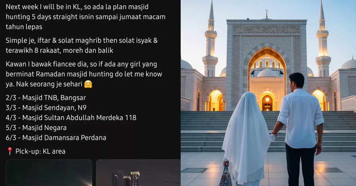 Tular Taktik ‘Masjid Hunting’ Cari Pasangan, Jangan Tunggang Agama Demi Puaskan Nafsu Di Bulan Ramadan