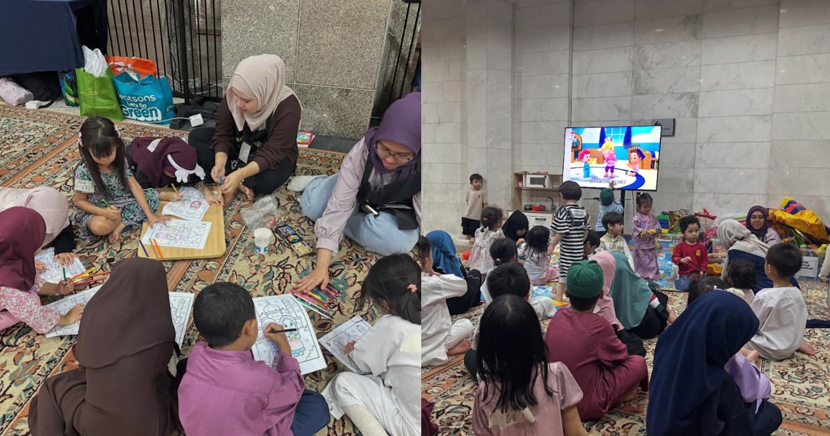Masjid Wilayah Sedia Servis Penjagaan Anak-Anak, Mudahkan Ibu Bapa Fokus Tunai Tarawih Sepanjang Ramadan
