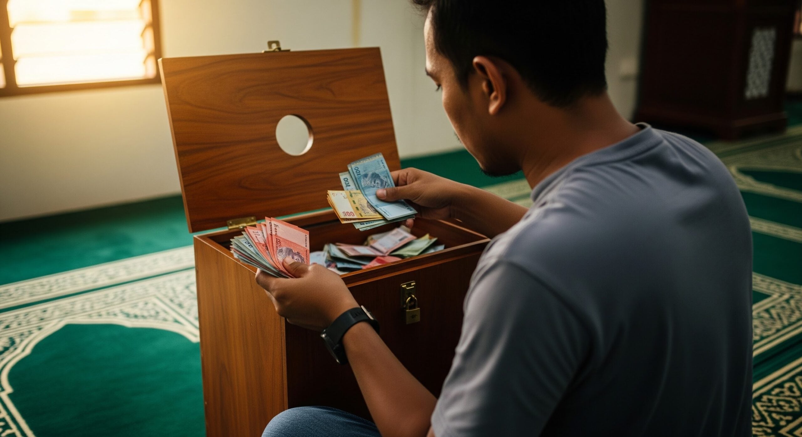 Jalankan Tugas Jaga Amanah Duit Dengan Jujur, Siak Surau ‘Pergi’ Dengan Senyuman Paling Manis