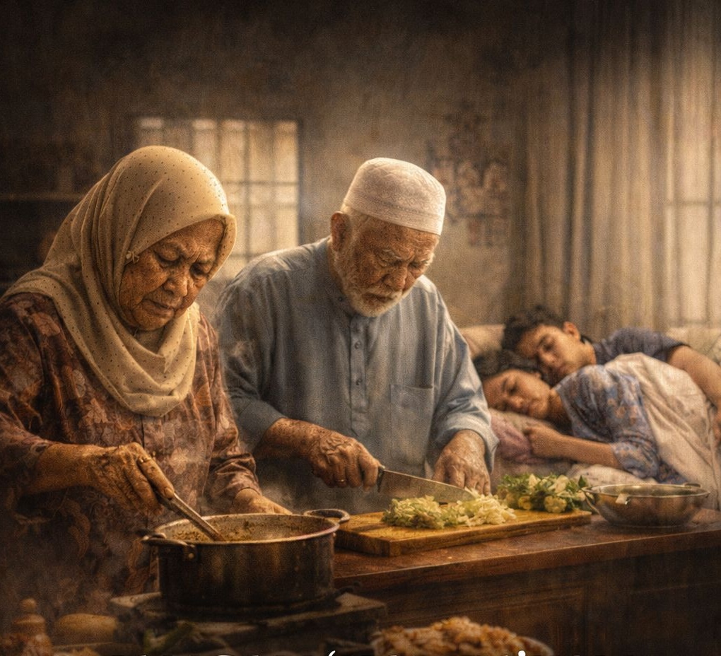 Jangan ‘Hamba’kan Mak Ayah Di Hari Raya, Anak Menantu Wajib Jaga Adab & Ringankan Tulang Di Kampung