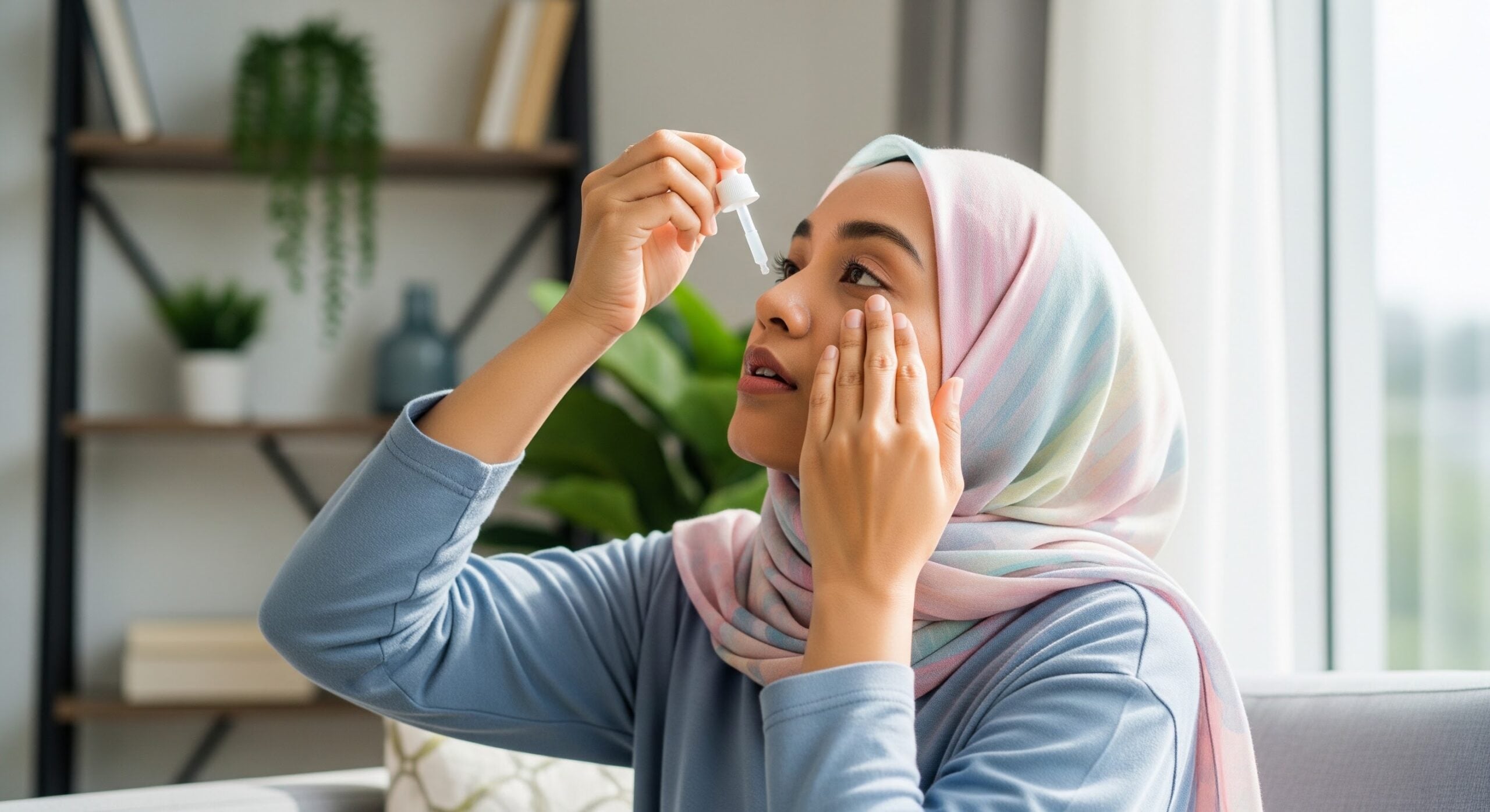 Rasa Kelat Sampai Ke Tekak, Adakah Titis Ubat Mata Batal Puasa? Fahami Beza Liang Telinga & Rongga Mata