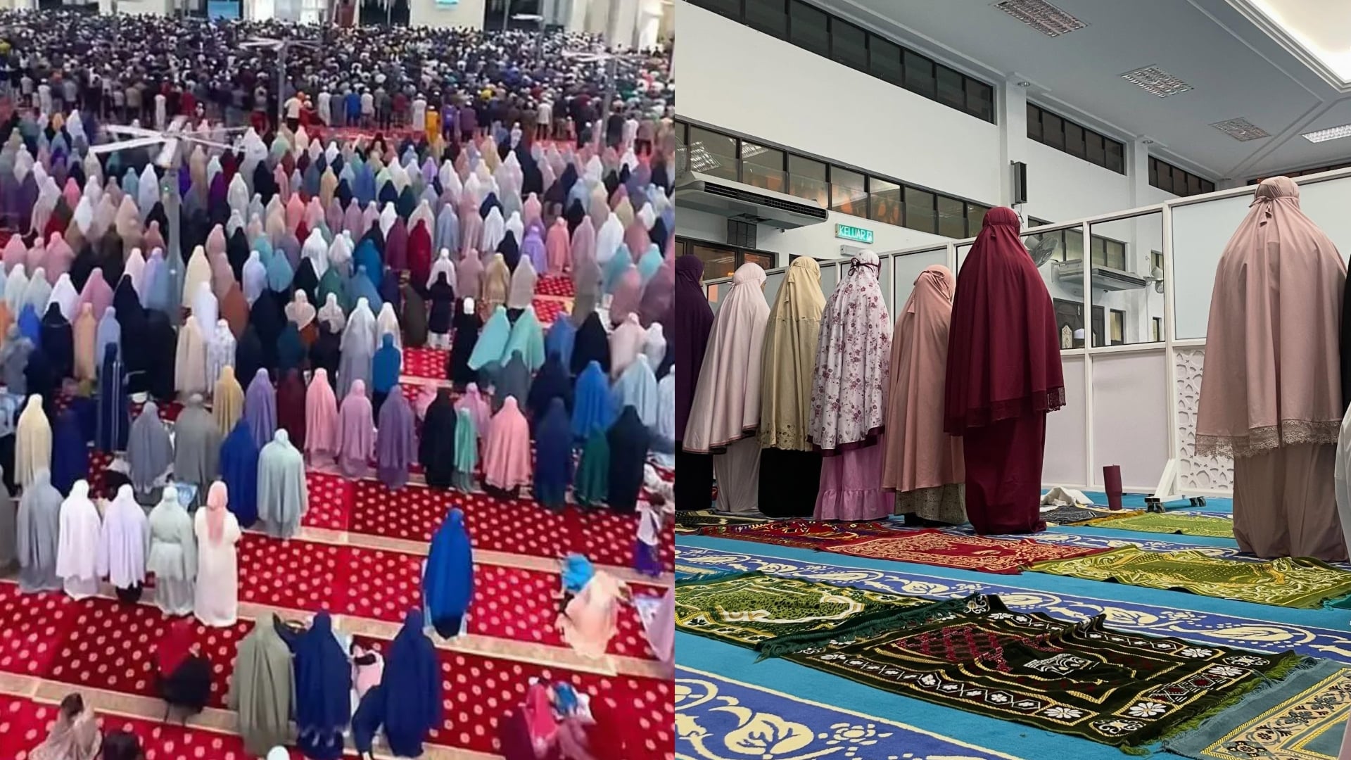Jangan Biasakan Lopong, Saf Solat Wanita Lebih Utama Di Hadapan Jika Ada Penghadang
