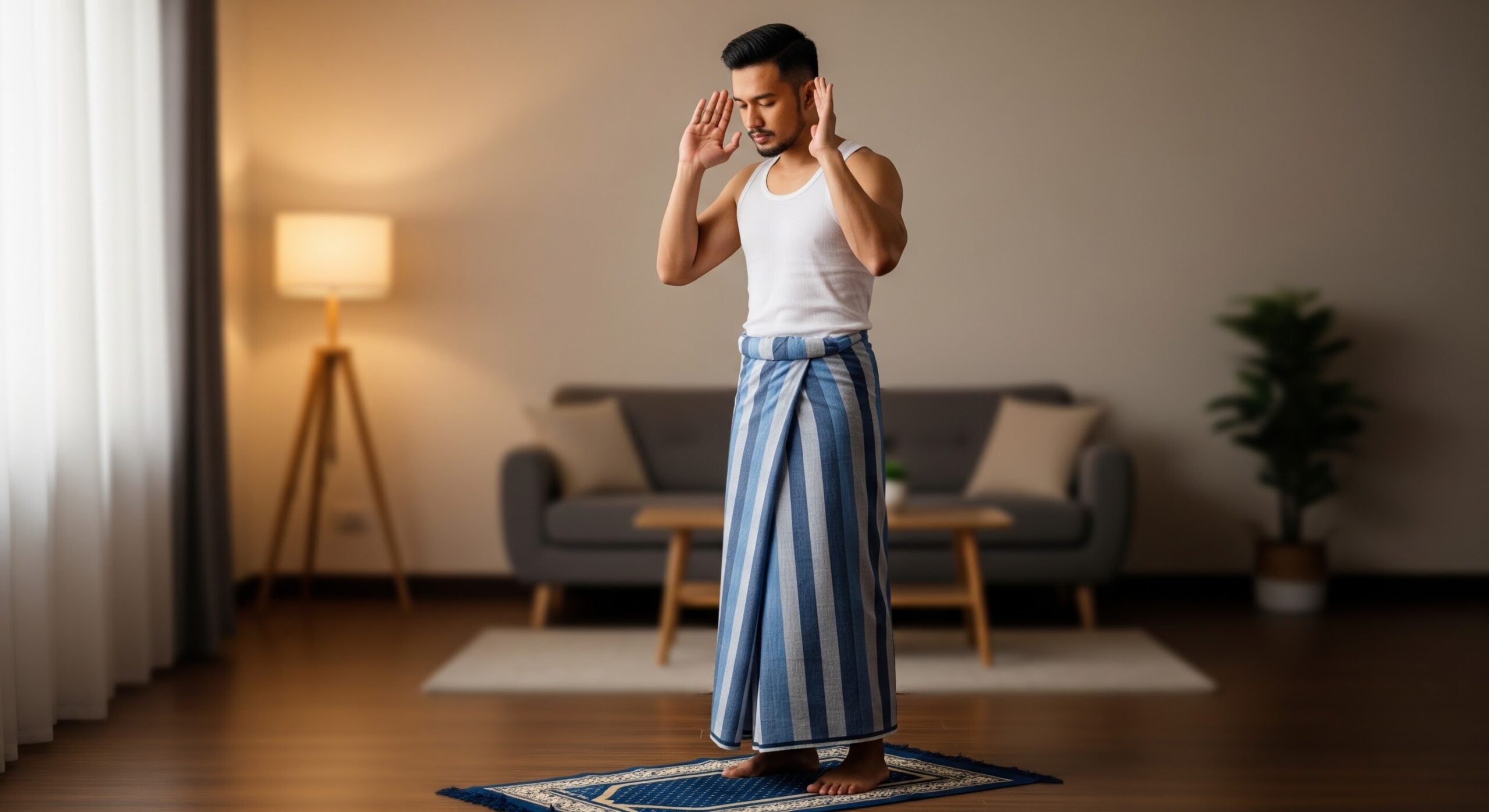 Lelaki Solat Pakai Singlet Tanpa Lengan Sah Tetapi Makruh Kerana Mendedahkan Bahu