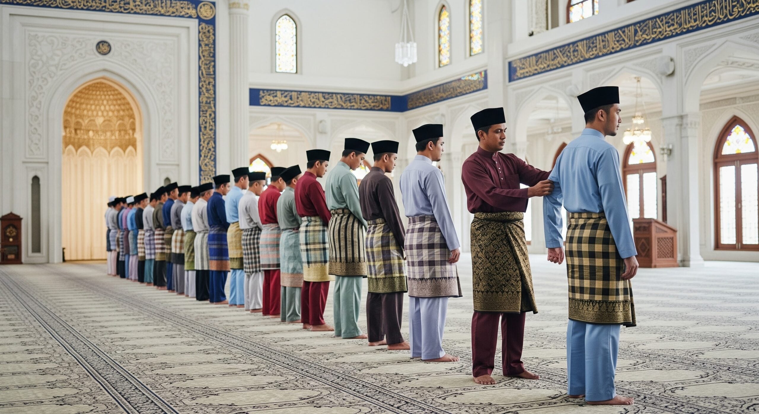 Saf Renggang Jadi Ruang Syaitan, Ini Cara Tarik Orang Rapatkan Saf Ketika Solat Menurut Rasulullah