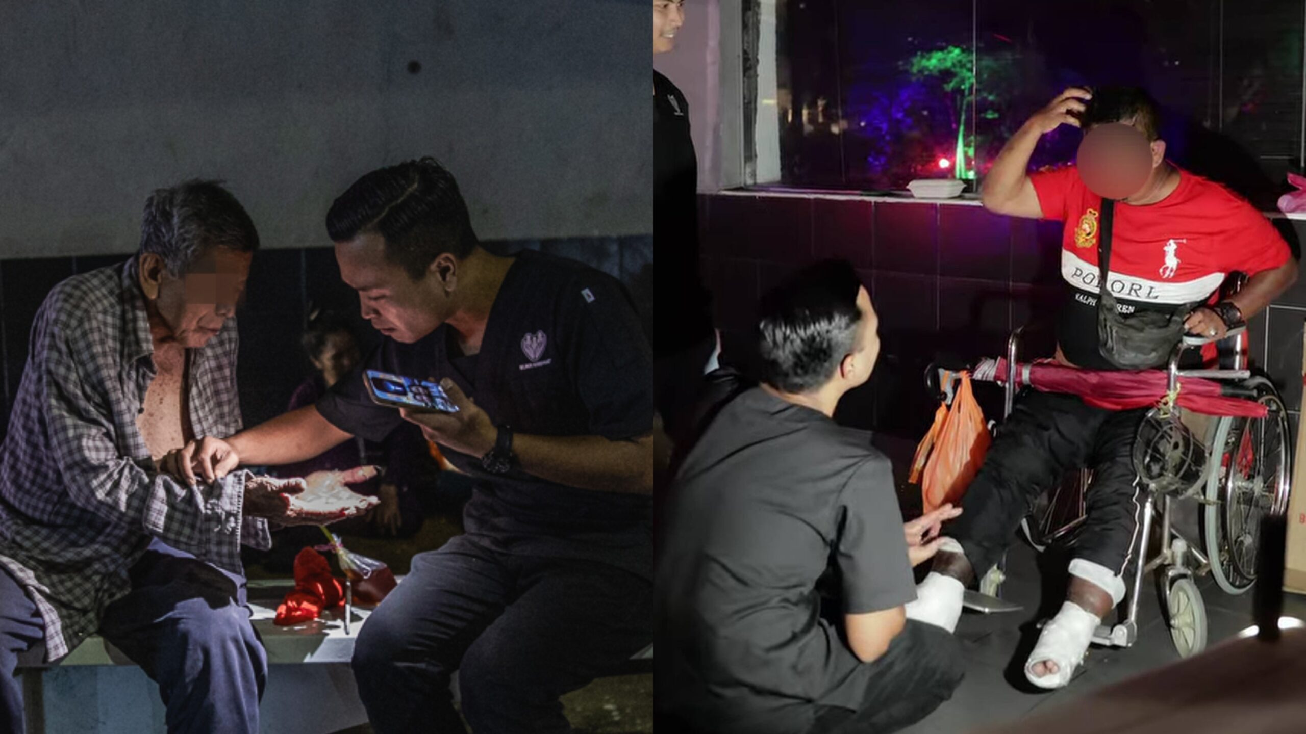 Sanggup Cuci Luka Gelandangan, Misi Dr Jalanan Bukti Janji Allah – “Siapa Bantu Orang, Allah Bantu Dia”