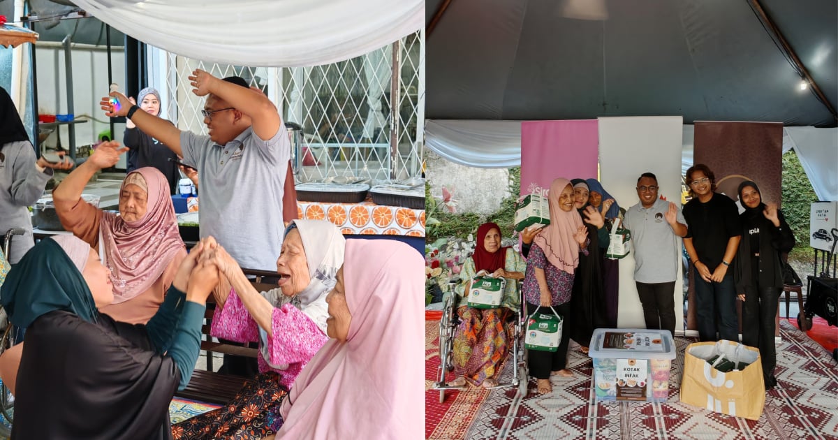 Waktu Solat Malaysia & Sirap Limau Santuni Warga Emas, Hidupkan Budaya Infak Di Bulan Ramadan