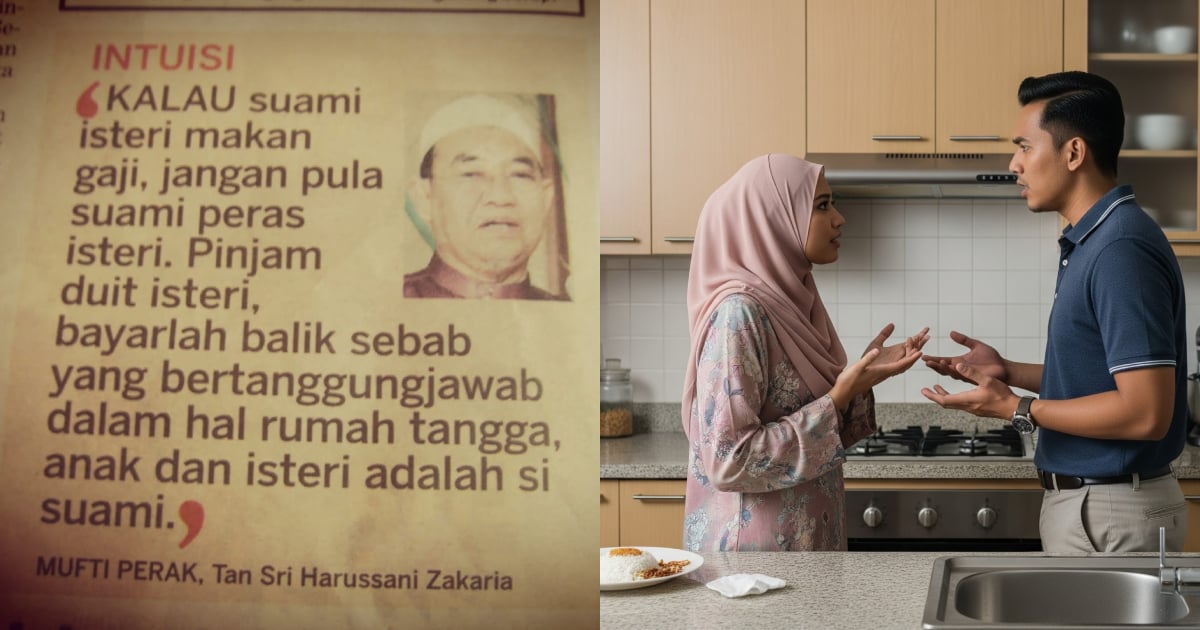 Suami Tiada Hak Atur Duit Isteri, Nafkah Adalah Kewajipan Lelaki & Bukan Ihsan Wanita