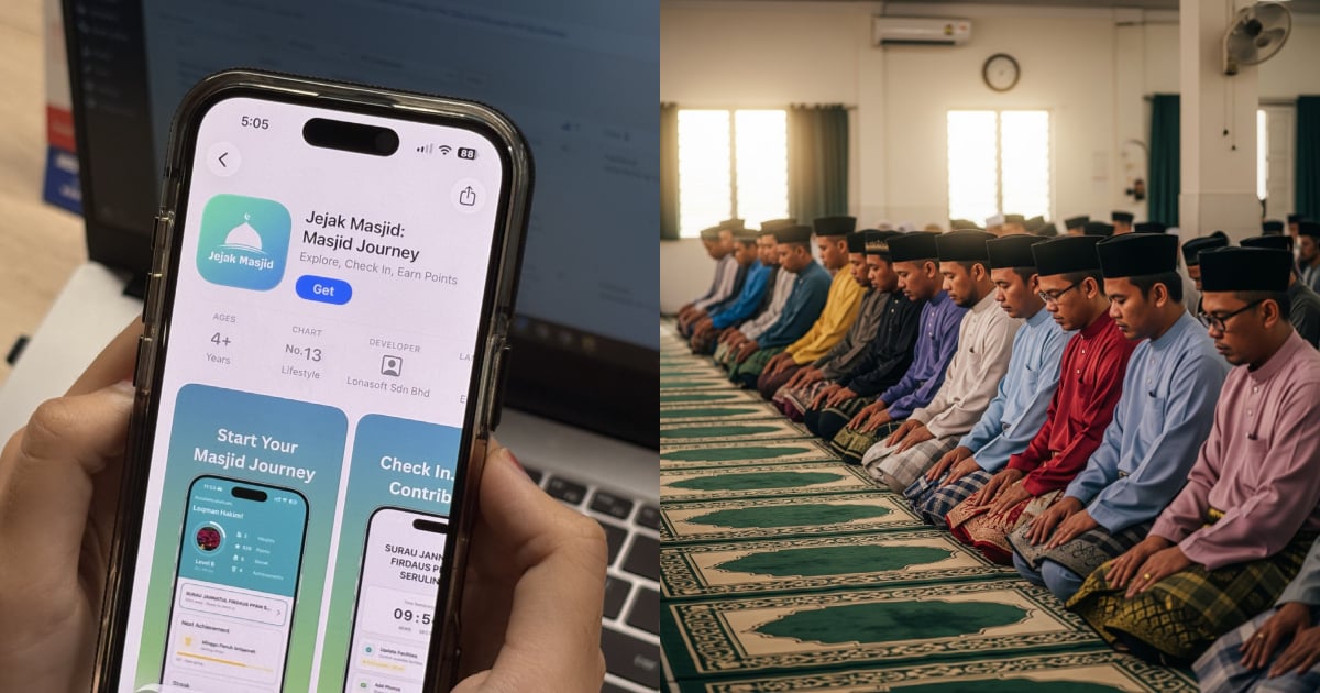Lelaki Bangunkan Aplikasi ‘Jejak Masjid’, Tarik Minat Anak Muda ‘Hunting’ Pahala & Istiqamah Solat Berjemaah