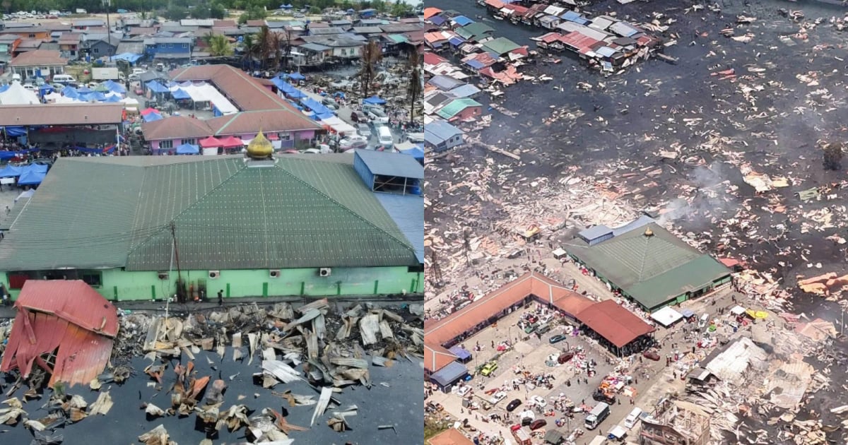 ‘Keajaiban’ Di Tengah Kebakaran, Masjid Darus Salam Kekal Berdiri Teguh Walau 1,000 Rumah Sekeliling Hangus
