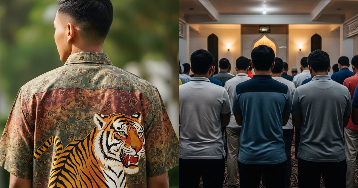 Solat Pakai Pakaian Corak Haiwan Hukumnya Makruh, Boleh Ganggu Khusyuk Jemaah & Kurangkan Pahala Ibadah