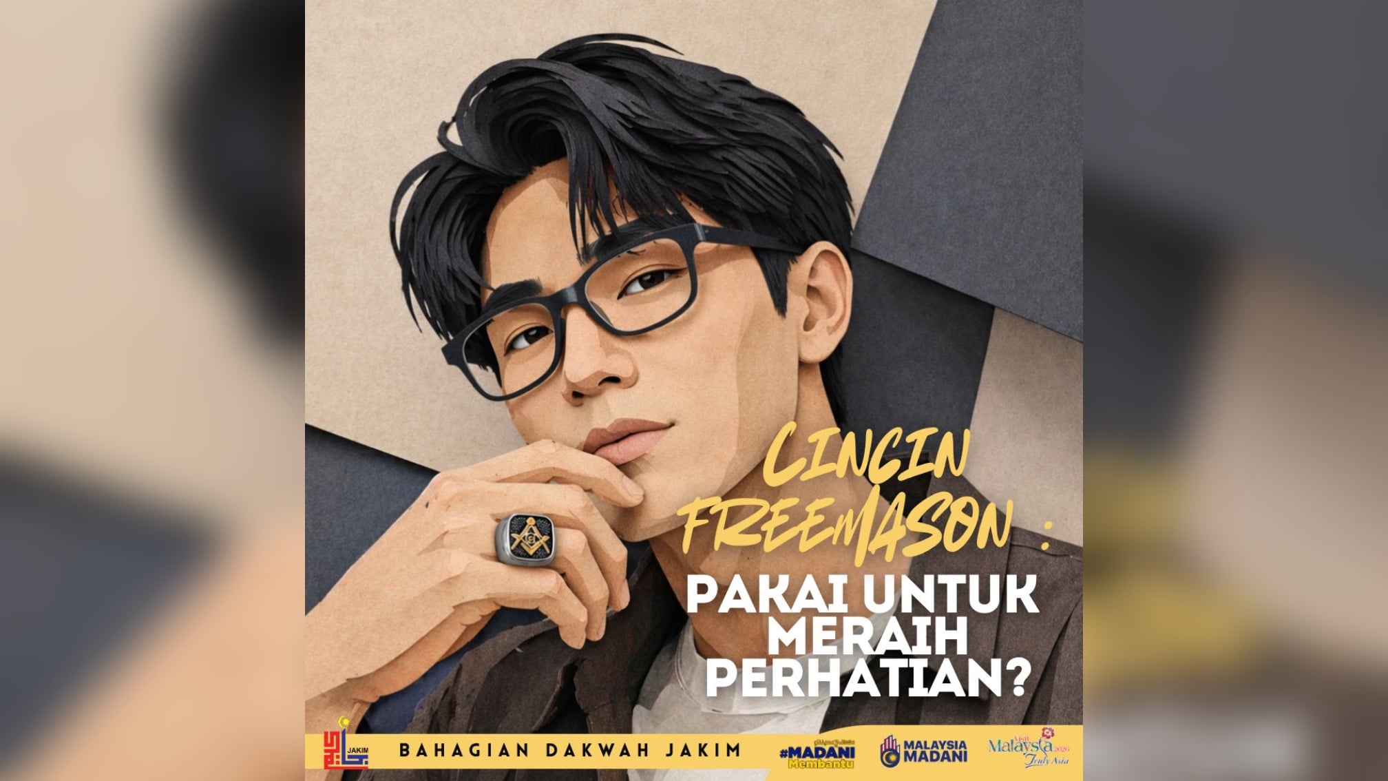 Pencipta Kandungan Pakai Cincin Freemason Demi Tontonan Bukan Kreativiti, Tapi Gadai Akidah & Imej