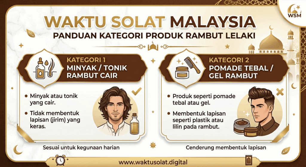 wuduk rambut berminyak