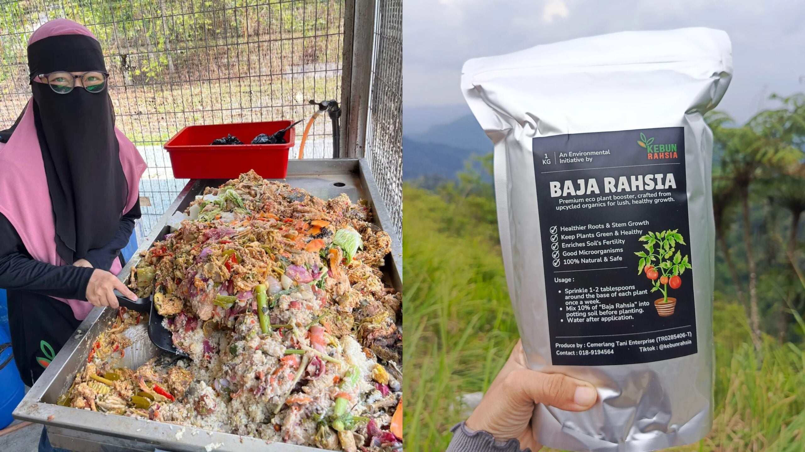 Guna Larva Lalat Askar Hitam Kitar Semula Sisa Makanan, Inisiatif Murni Warga Perak Tengah Elak Dosa Membazir