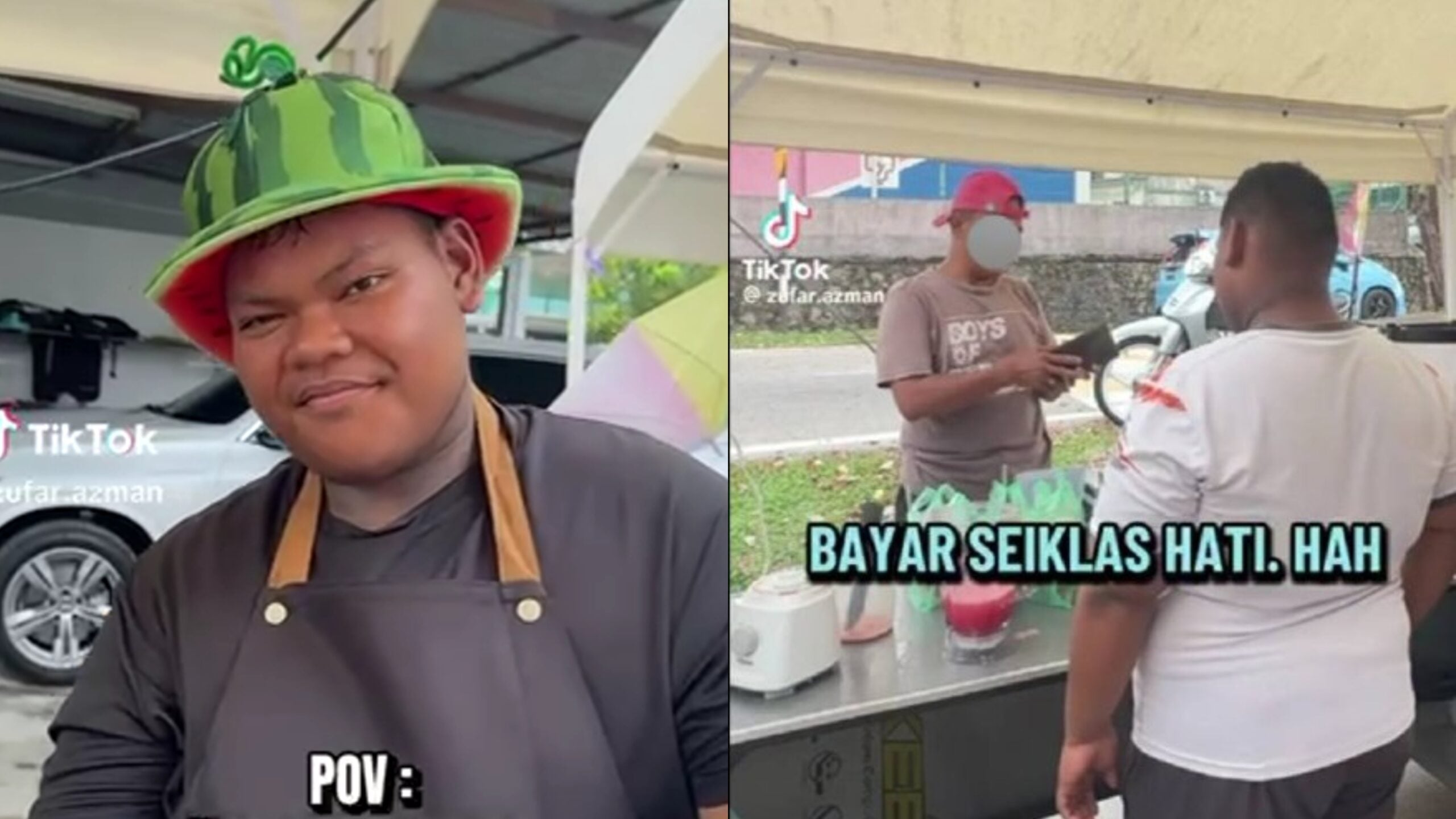 “Cari Reda, Bukan Harta” – Remaja Disleksia Berniaga Air Tembikai, Benarkan Pelanggan Bayar Seikhlas Hati