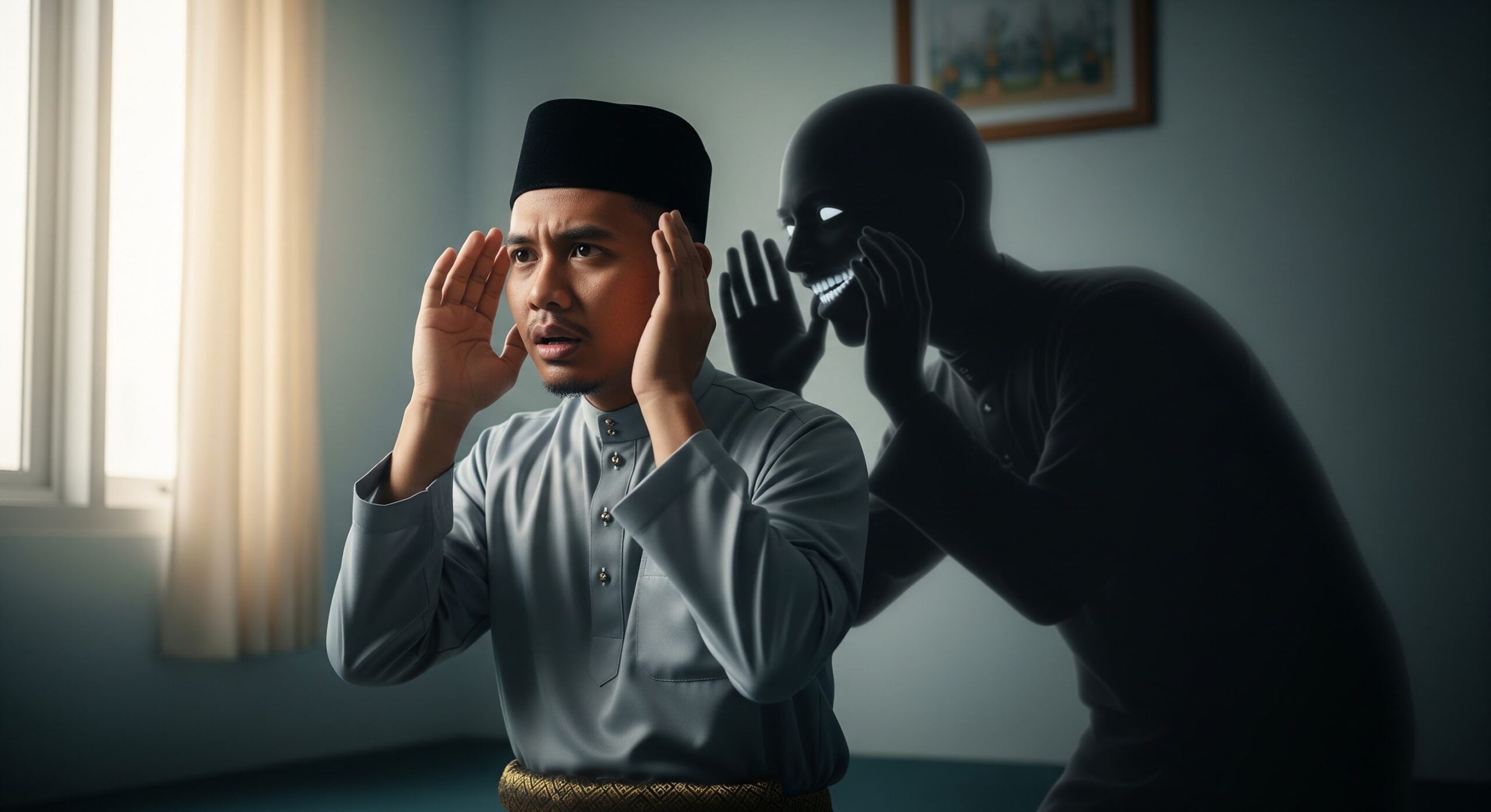 Jangan Layan Gangguan Syaitan! Ini Cara Mengubati Penyakit Was-Was, Elak Rasa Terbeban Dalam Beribadah