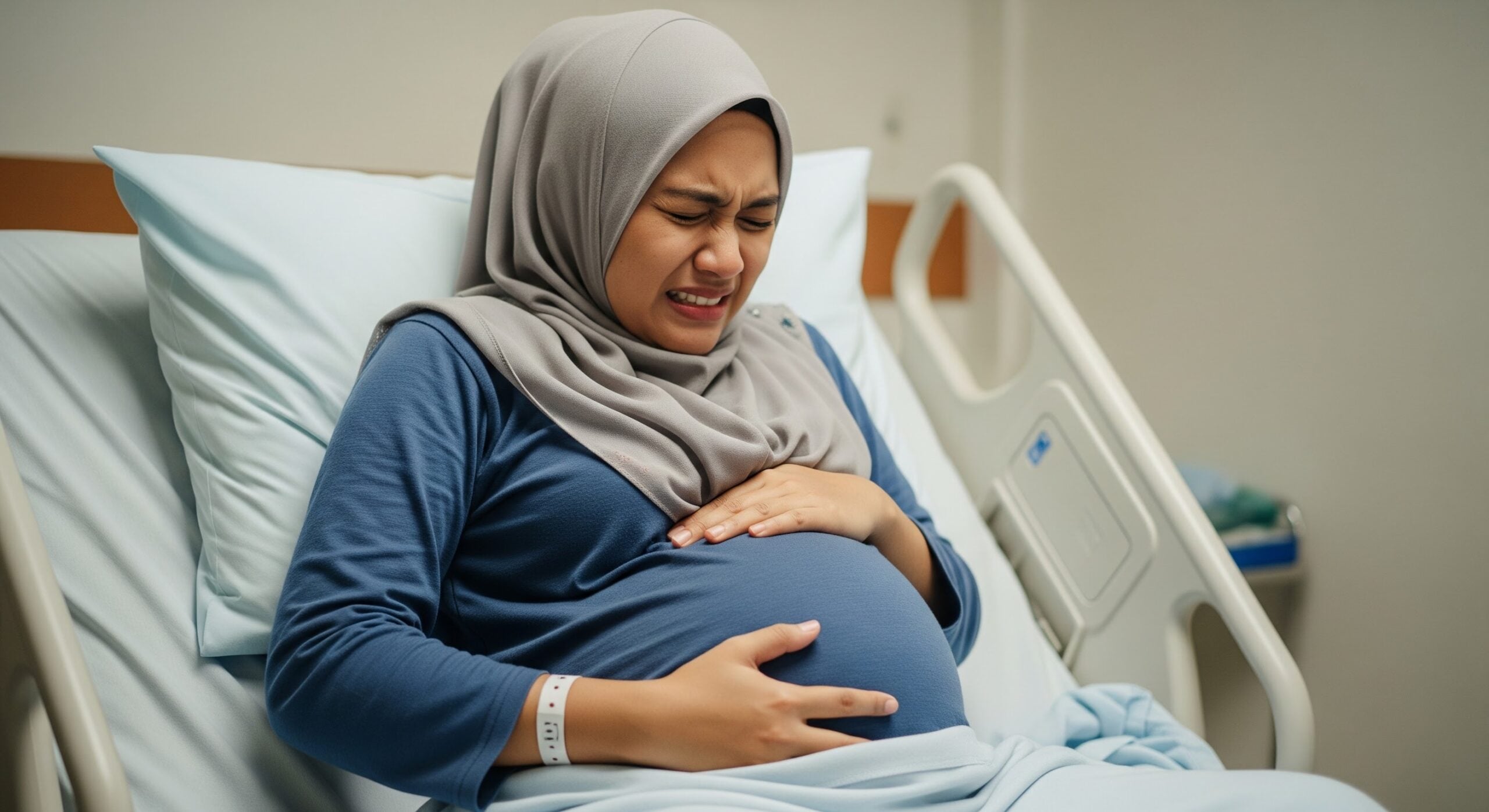 Sakit ‘Contraction’ & Keluar Air Ketuban? Wanita Hendak Bersalin Masih Wajib Solat & Boleh Jamak