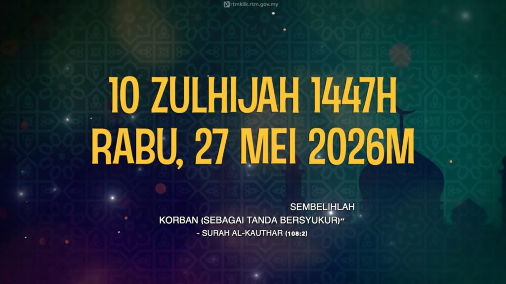 hari raya aidiladha 2026