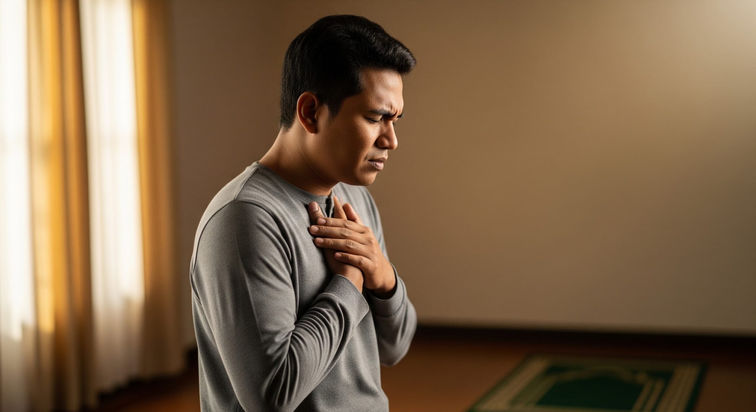Berdehem Boleh Batalkan Solat? Ini Penjelasan Hukum Mengeluarkan Suara Selain Zikir & Bacaan Al-Quran