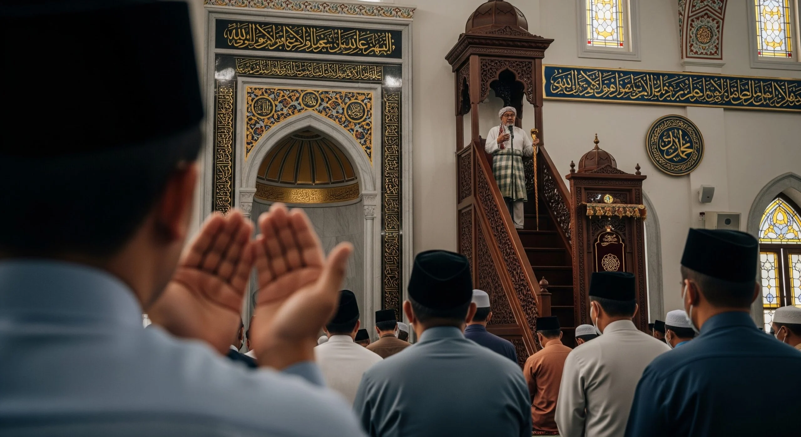 Jemaah Disunatkan Ucap Amin & Angkat Tangan Ketika Khatib Berdoa Dalam Khutbah Jumaat Kedua
