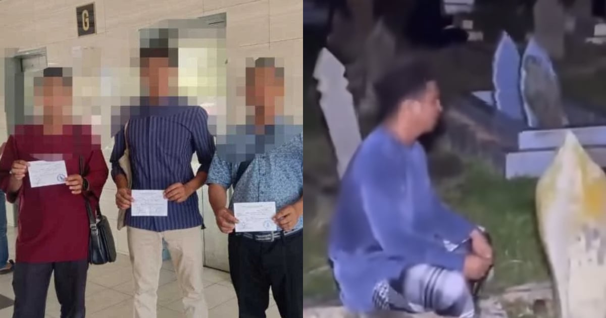 Lima Lelaki Berzikir Di Kubur & Melakukan Amalan Bidaah Waktu Tengah Malam Didenda RM1,000