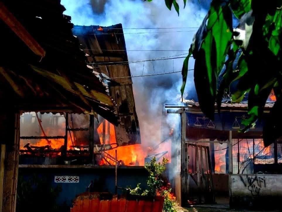 mangsa kebakaran