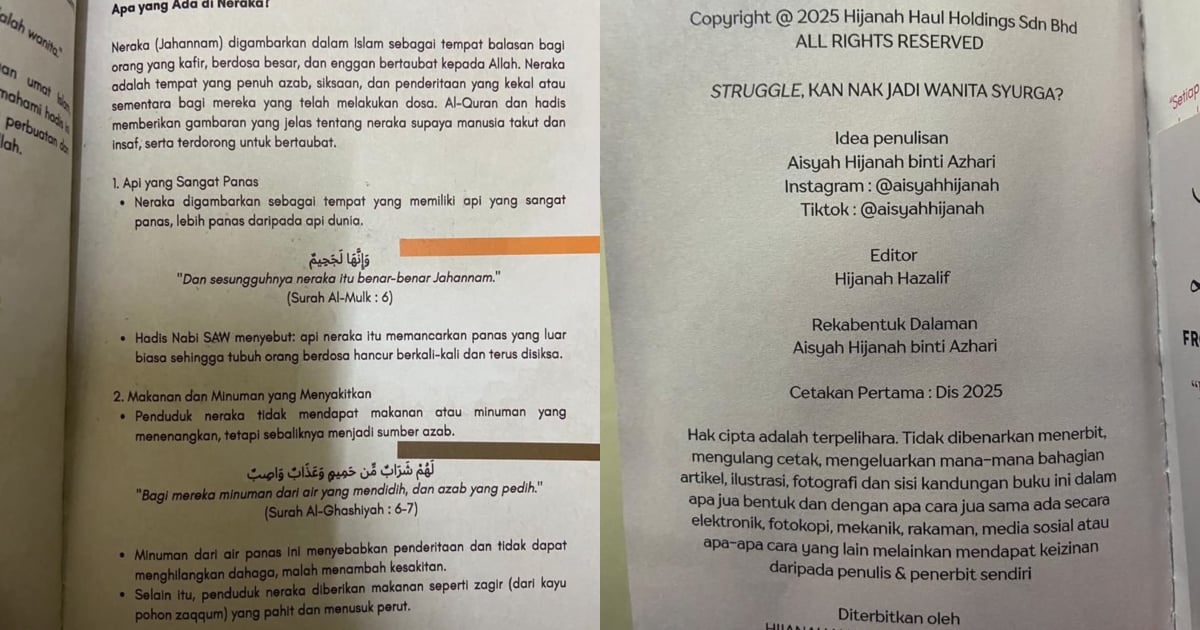 Buku Dakwah Tular Didakwa Ada Potongan Ayat Al-Quran Palsu & Hadis Dhaif, Semak Dulu Jika Anda Memilikinya