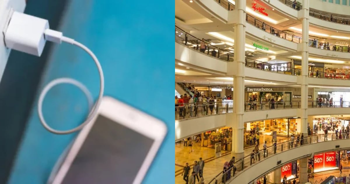 Jangan Main Cucuk, Ini Hukum Cas Telefon Guna Plug Di Pusat Beli-Belah Menurut Islam