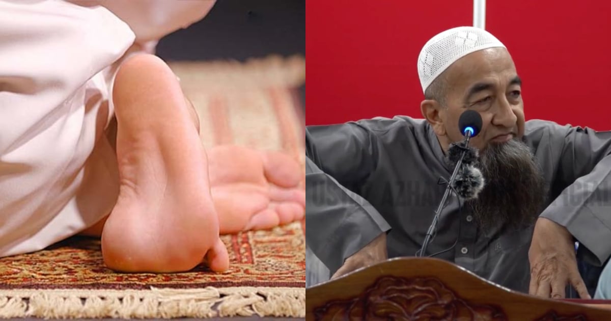 Tak Lipat Jari Kaki Ketika Duduk Tahiyat Akhir, Sah Ke Solat? Ini Penjelasan Ustaz Azhar Idrus