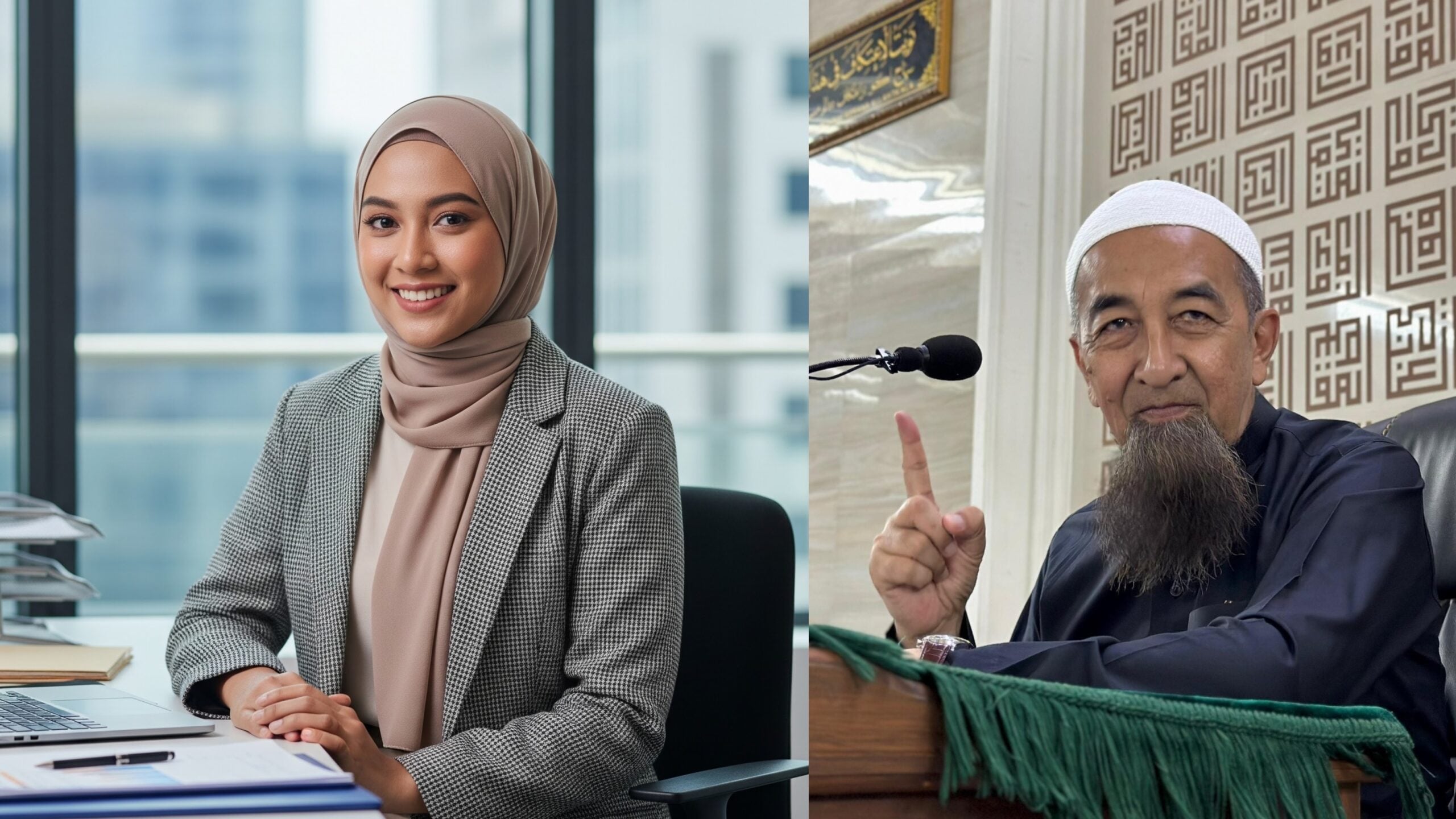 Wanita Memakai Blazer: Wajib Labuhkan Tudung Atau Boleh Masukkan Ke Dalam? Ini Panduan Menutup Aurat Buat Wanita Bekerjaya