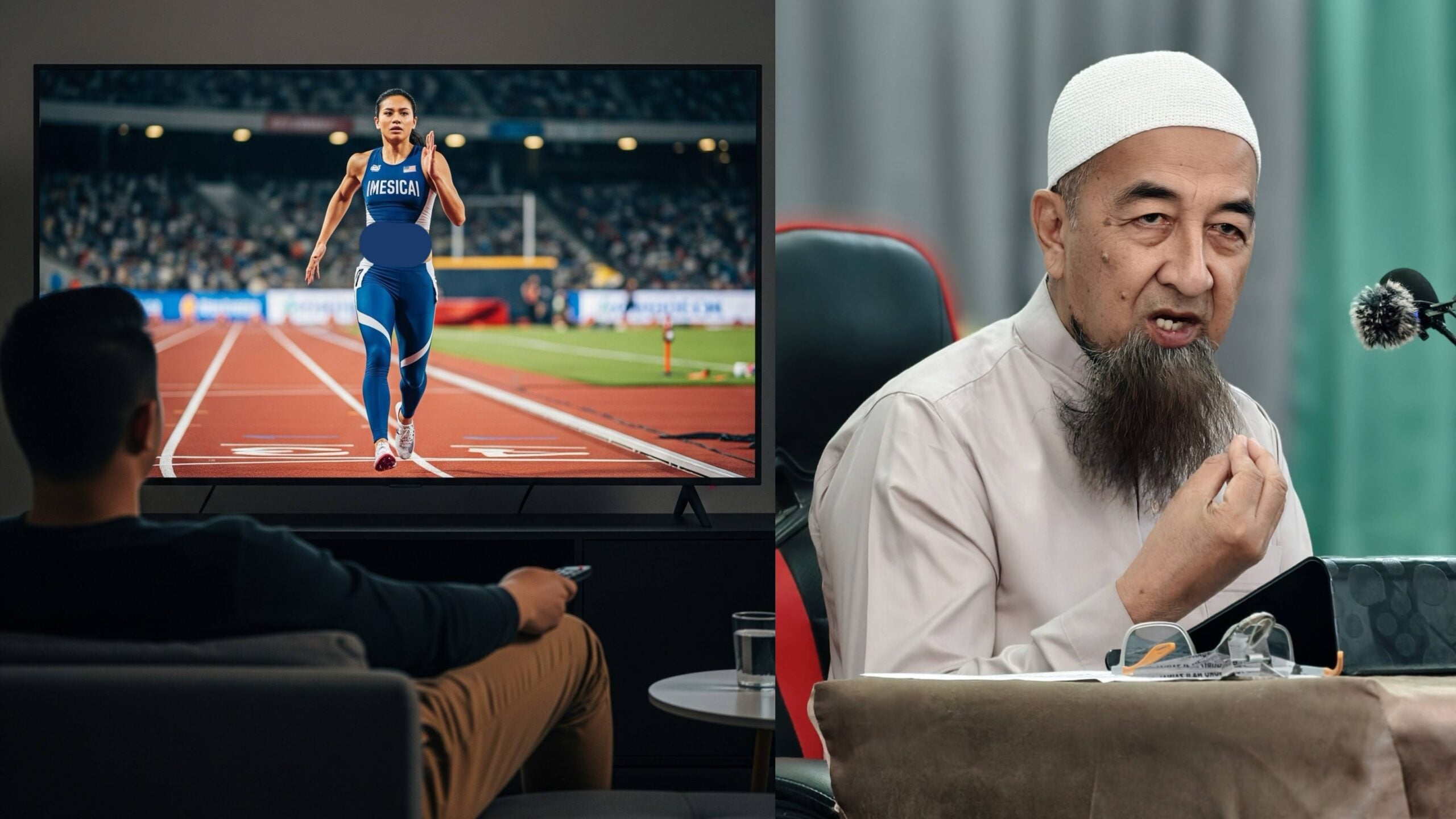 Haram Lihat Aurat Di Televisyen Dengan Sengaja, Azab Mata Dipenuhi Api Neraka Menanti – Ustaz Azhar Idrus