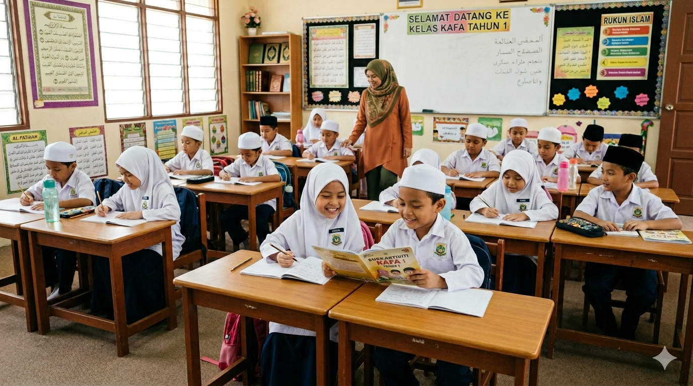 Permohonan Kemasukan Sekolah Rendah Agama & Kelas KAFA Tahun 1 Sesi 2027 Kini Dibuka, Ini Syarat Kelayakan & Cara Mohon