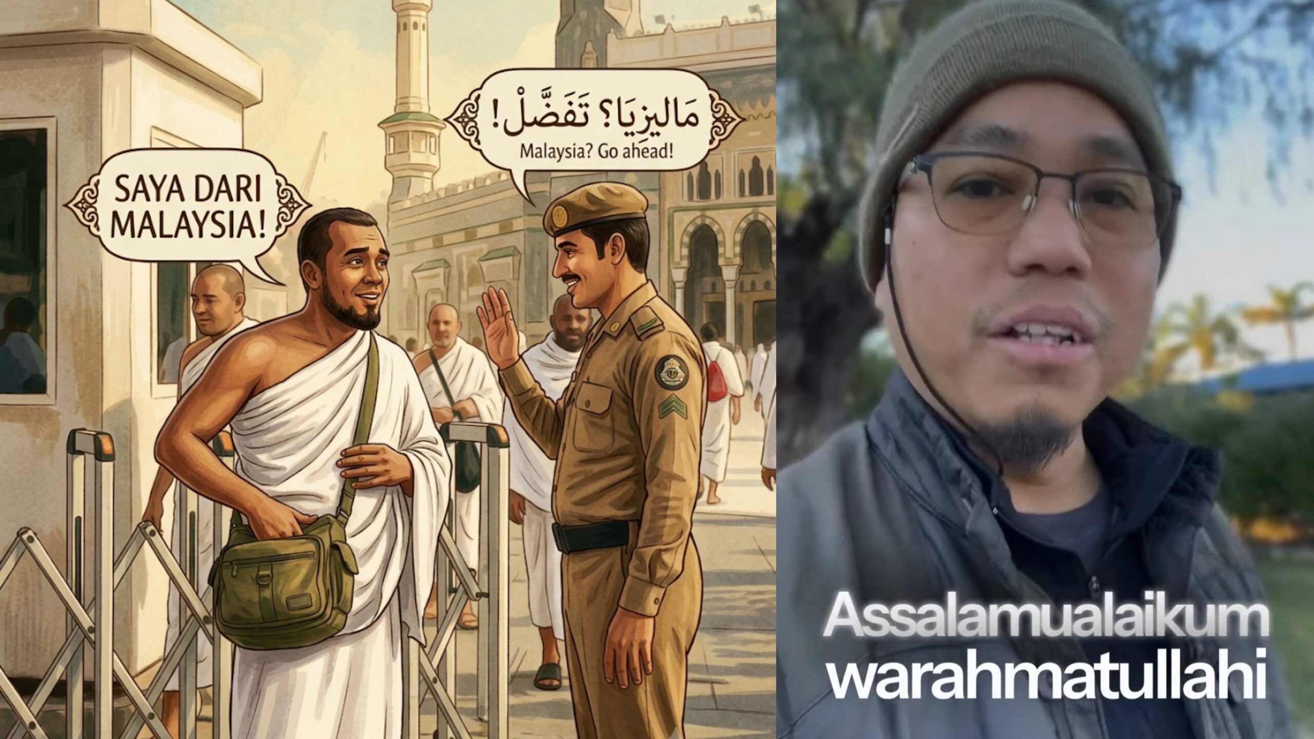 Polis Saudi Hanya Tanya “Malaysia?” – Detik Ini Buat Ramai Kagum Dengan Rakyat Malaysia Di Mekah