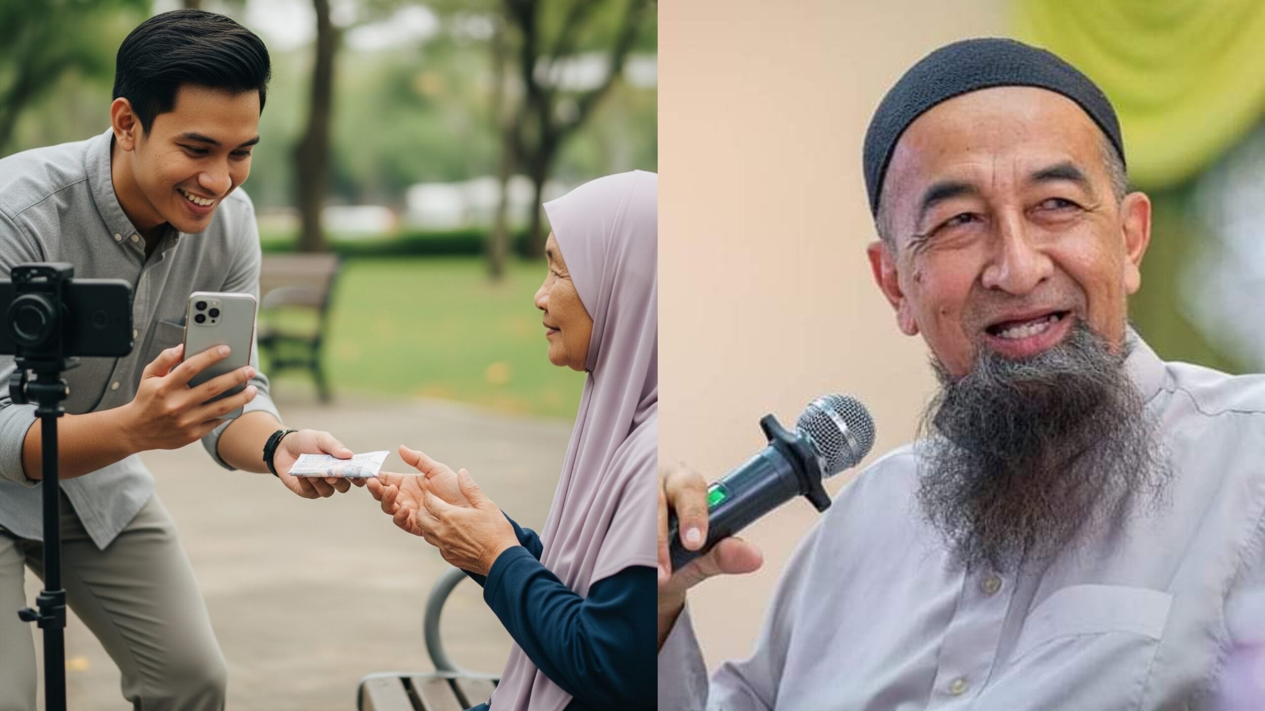 Kongsi Gambar Atau Video Sedekah Di Media Sosial, Adakah Terus Dikira Riak & Hilang Pahala? Ini Penjelasan UAI